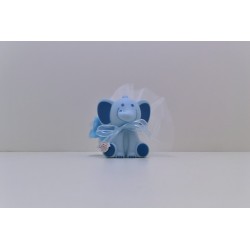Grand éléphant bleu