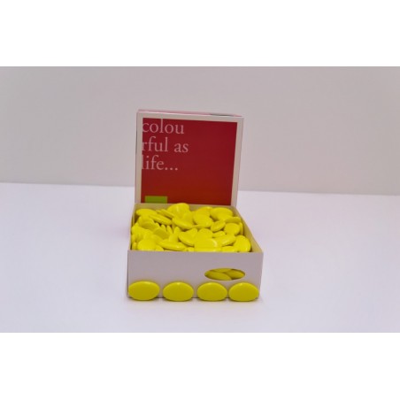 Dragées chocolat jaune canari 1KG