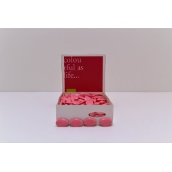 Dragées chocolat rose 1KG