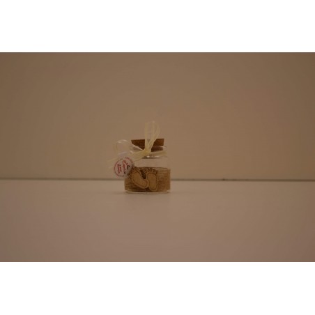 Pot bouchon liège avec petit pied
