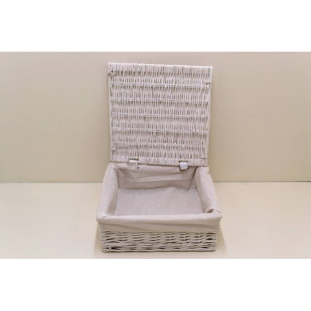 Pannier blanc tissu